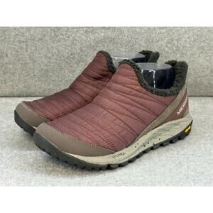 Merrell Antora Slip On Sneaker Moc Style Marron Vibram Sole - Women's Size 7.5